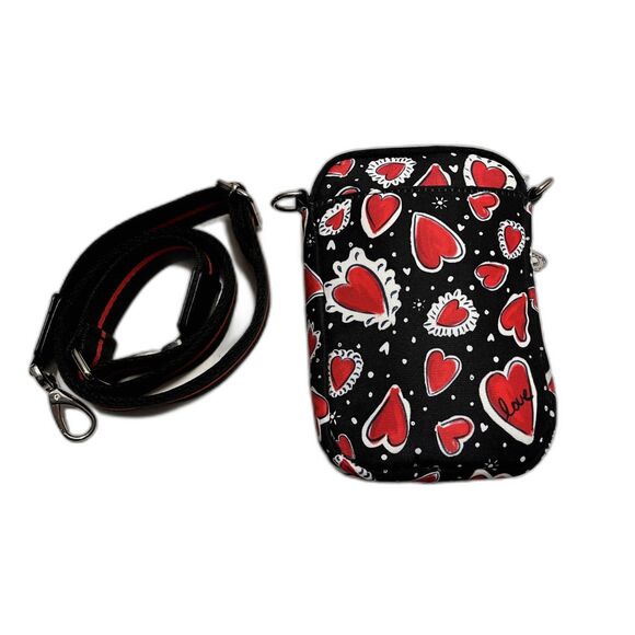 Brighton's "The Hearts A Flutter" Utility Bag Hearts Valentines Day NWOT - Picture 11 of 16